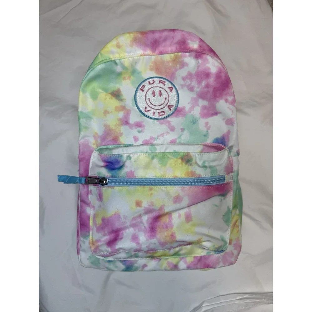 Pura Vida Tie Dye small‎ Backpack Boho Hipster school vacation fun